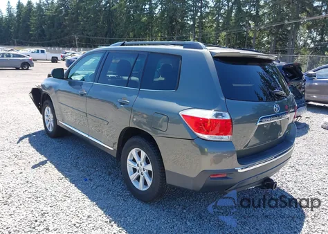 2011 Toyota Highlander Se V6 из США, поврежденный, VIN 5TDBK3EH0BS042476
